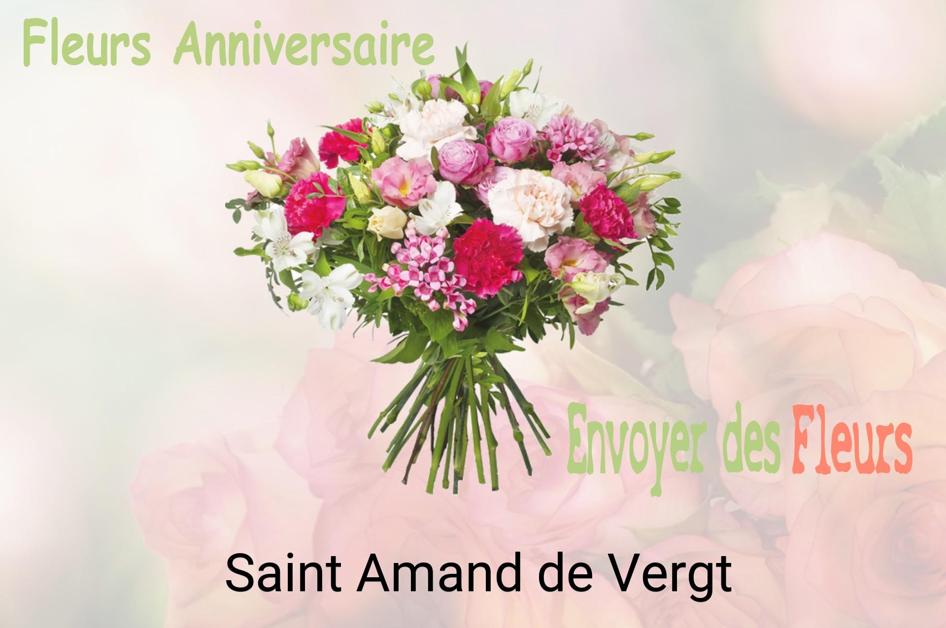 Bouquet de fleurs d’anniversaire livré à Saint-Amand-de-Vergt
