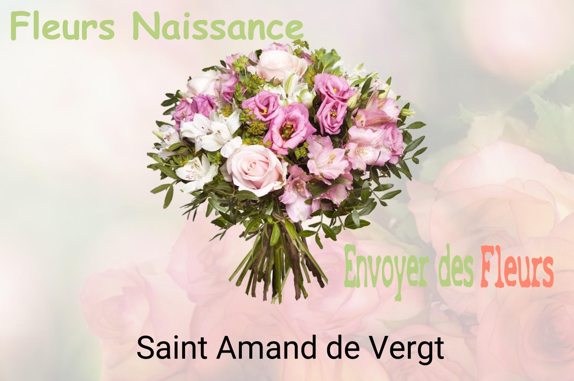 Bouquet de fleurs de naissance livré à Saint-Amand-de-Vergt